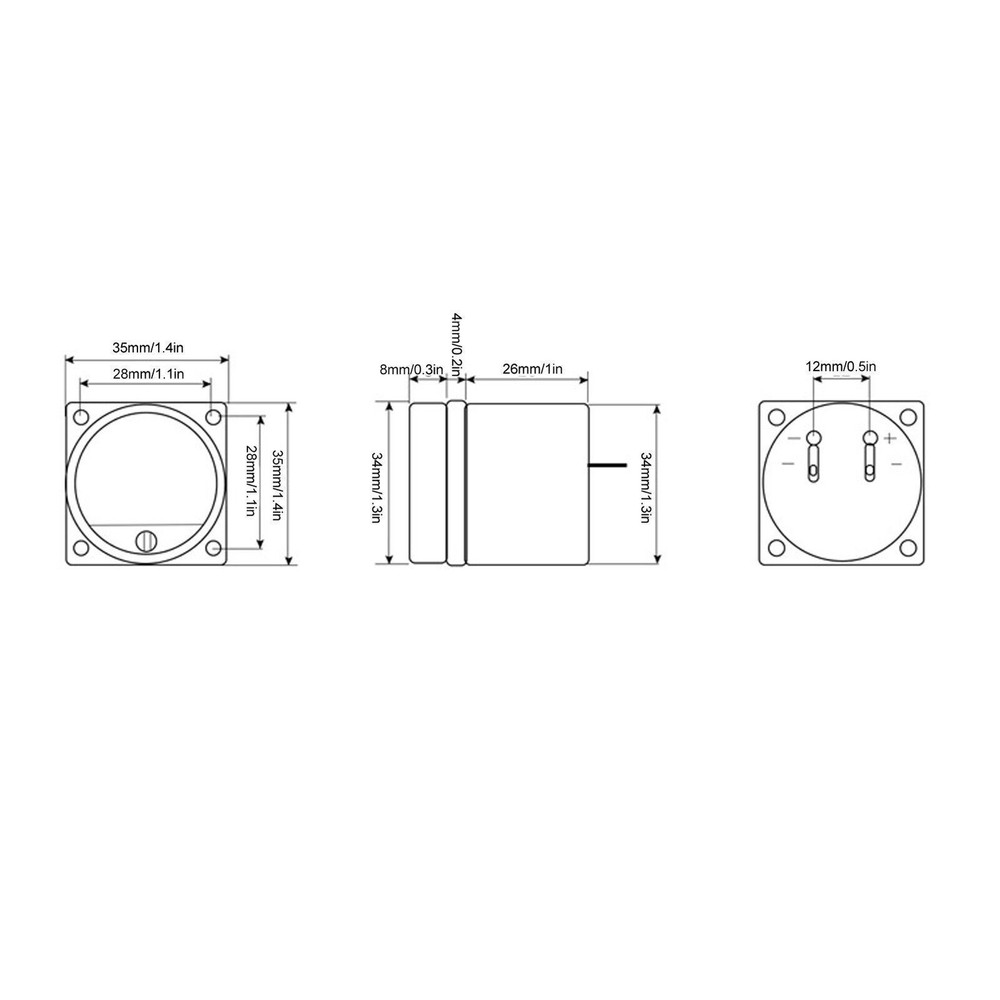 VU Meter High Accuracy Yellow Pointer Dial White LED Backlit Amplifier Panel VU