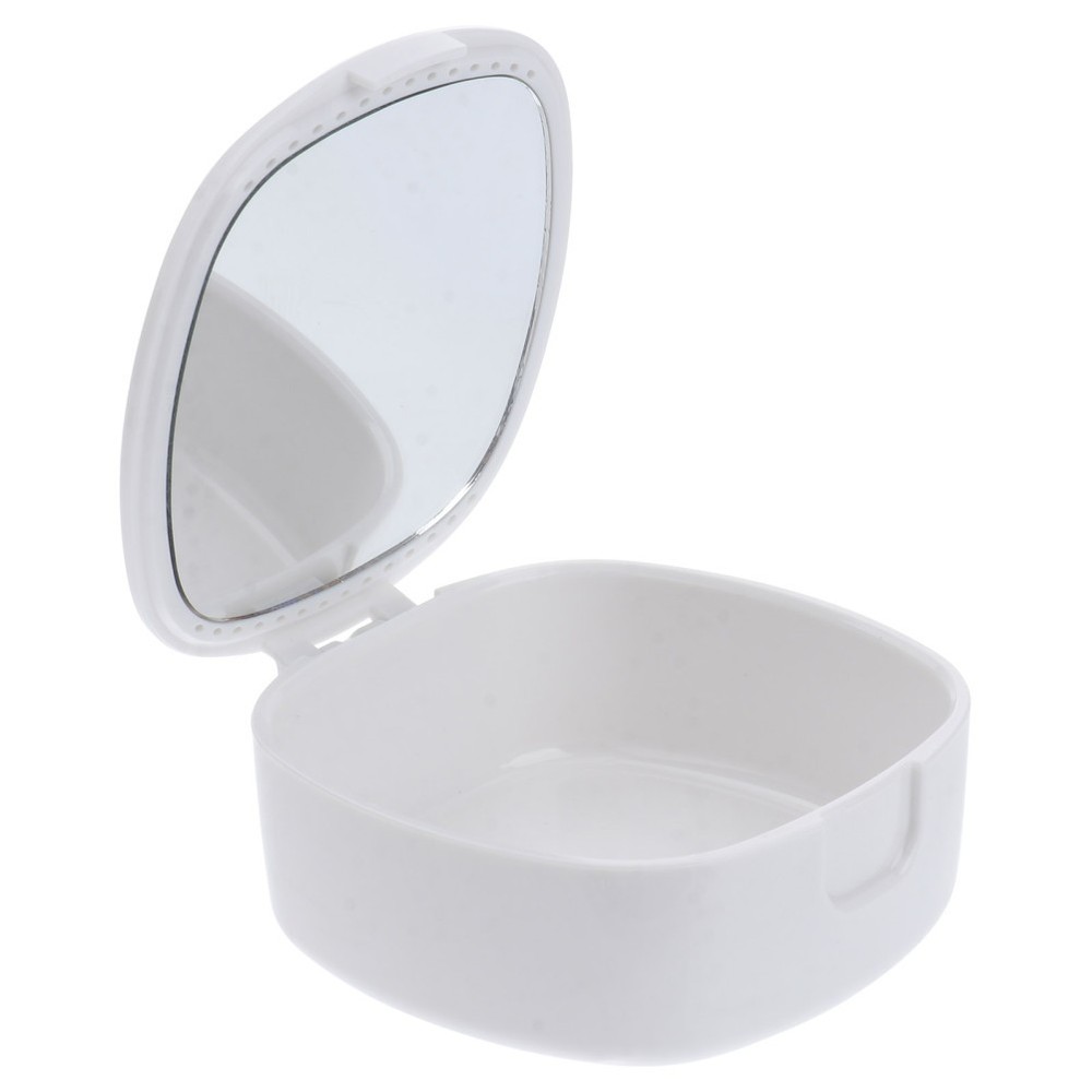 Retainer Case with Storage Denture Container Accessories