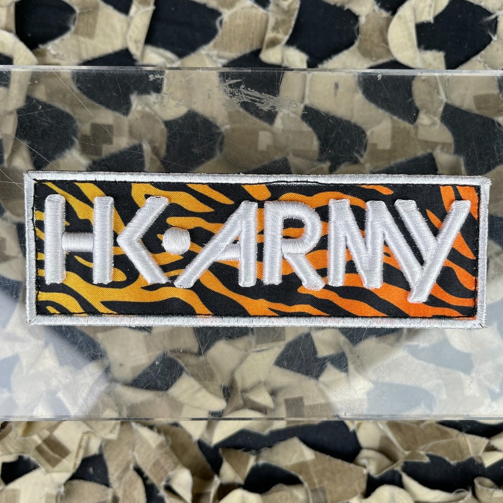 NEW HK Army Hook And Loop Patch - Large Typeface Tiger