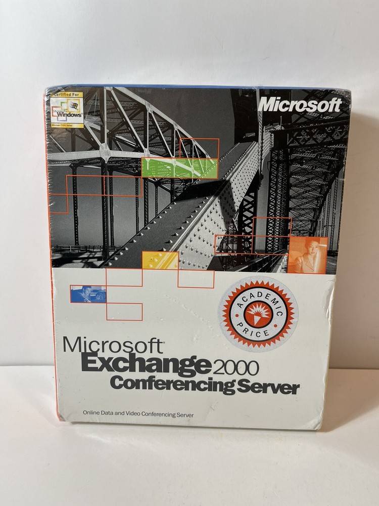 Microsoft Exchange 2000 Conferencing Server NEW SEALED - READ DESCRIPTION!