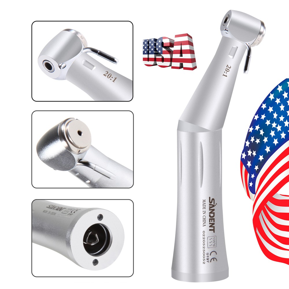 Dental 20:1 Reduction Implant Contra Angle E-Type Handpiece