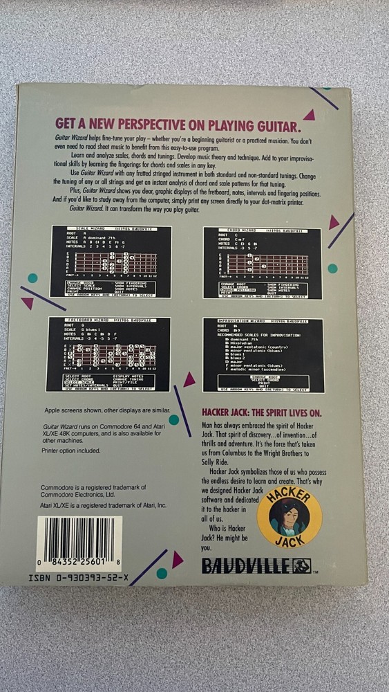 Guitar Wizard - Atari 8-bit & Commodore 64
