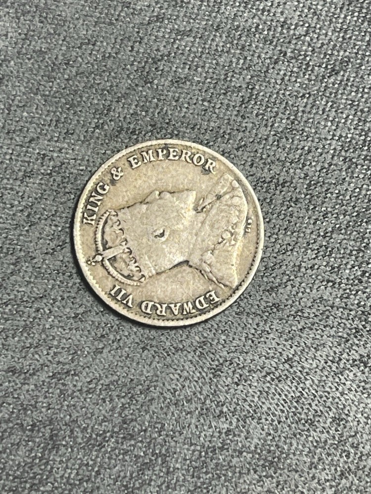 1903 STRAITS SETTLEMENTS FIVE CENTS 5C- SILVER (#315)