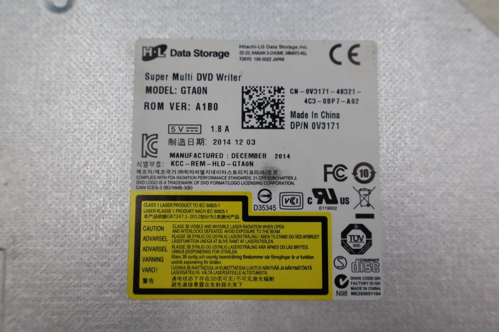 HL Data Storage Super Multi DVD Writer GTA0N