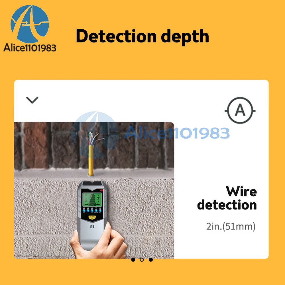 Stud Finder 5 in 1 Multi-Function Wall Stud Sensor Detector with LCD Display