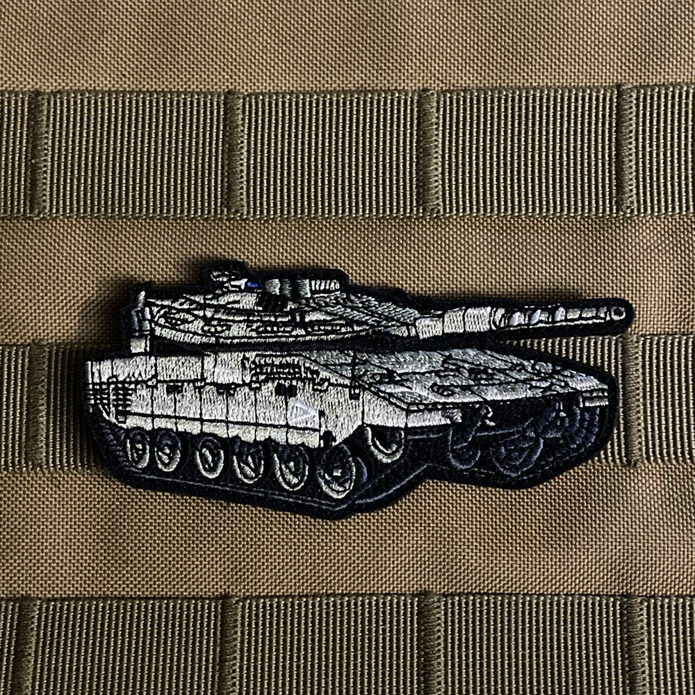 Merkava Mark 4 IDF Tank Army Main Battle Tactical Patch Hook Loop Backing