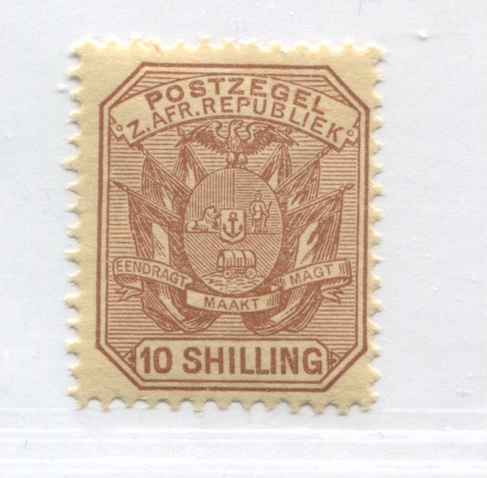 Transvaal 1896  10/ mint o.g. hinged