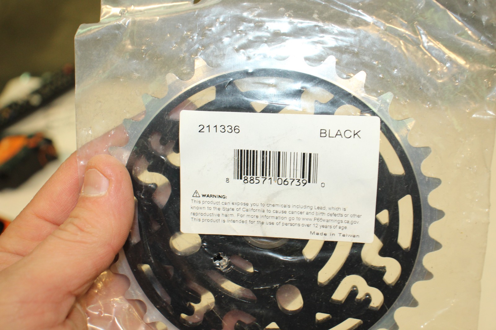 SE Bikes BMX 1 Piece Alloy Chainring 33 Tooth for 1/2"x1/8" Black