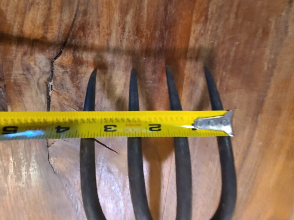 Blacksmith Campfire Fireplace Fork Barbecue Marshmellow Wrought Iron E C Stuck