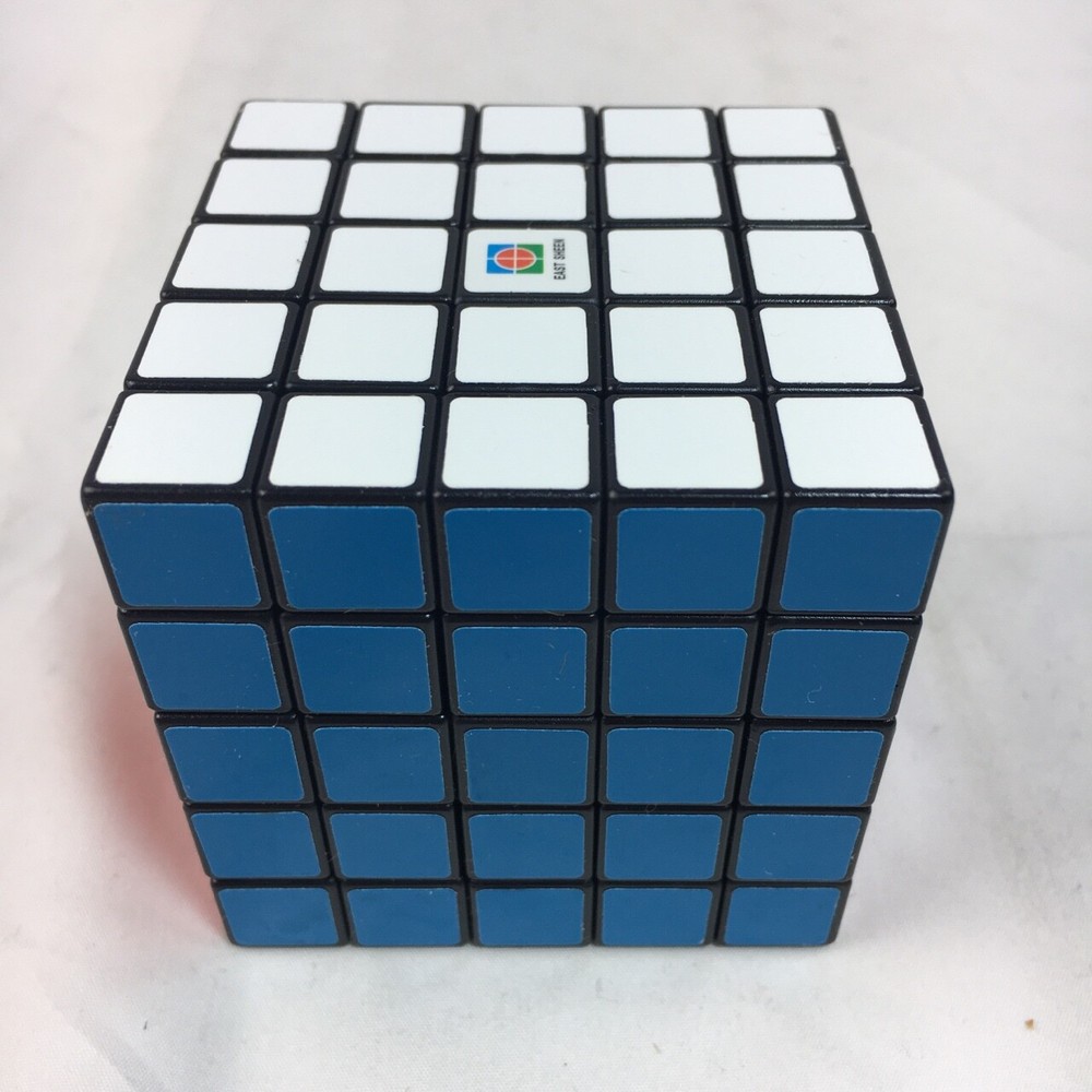Eastsheen 5x5x5 Brain Teaser Cube Multi-Color Puzzle Black Plastic