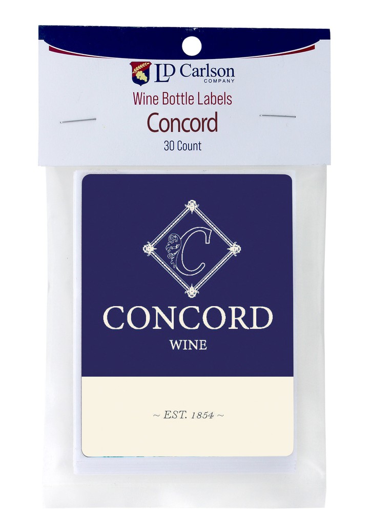 Wine Labels - Concord Fruit