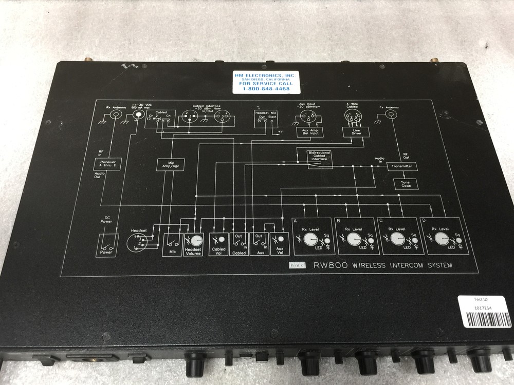 HME RW800 Wireless Intercom System ***NO POWER SUPPLY*** **TESTED AND WORKING**
