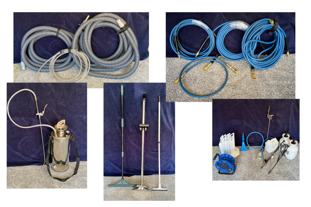 Carpet Cleaning Machine + Tile & Grout System –Rotovac 360i - Complete Setup