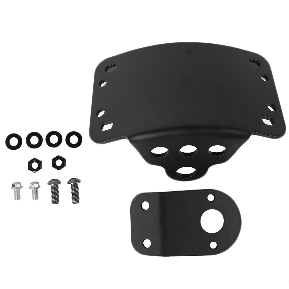 Motorcycle Side Mount License Plate Bracket Tail Light Holder For Harley Bobber