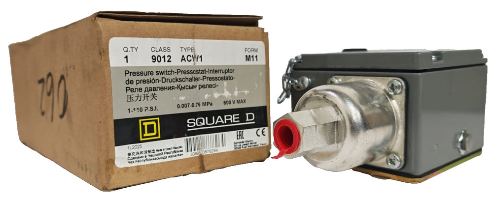 Square D 9012 ACW1 Pressure Switch Form M11