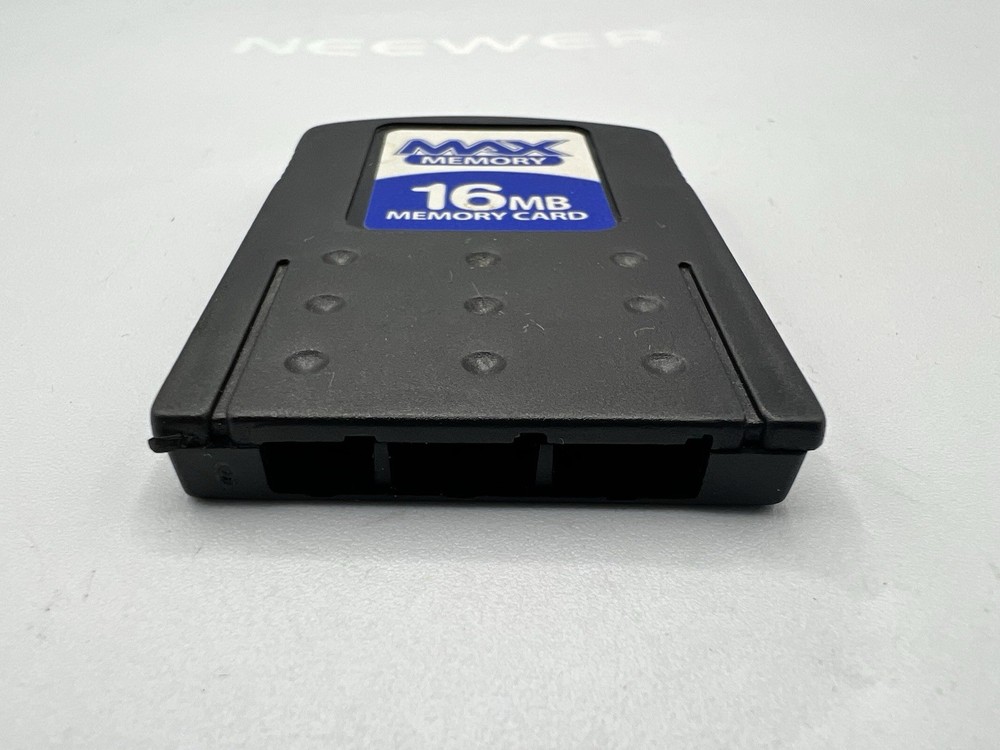 Max Memory PlayStation 2 PS2 Black 16 MB Memory Card
