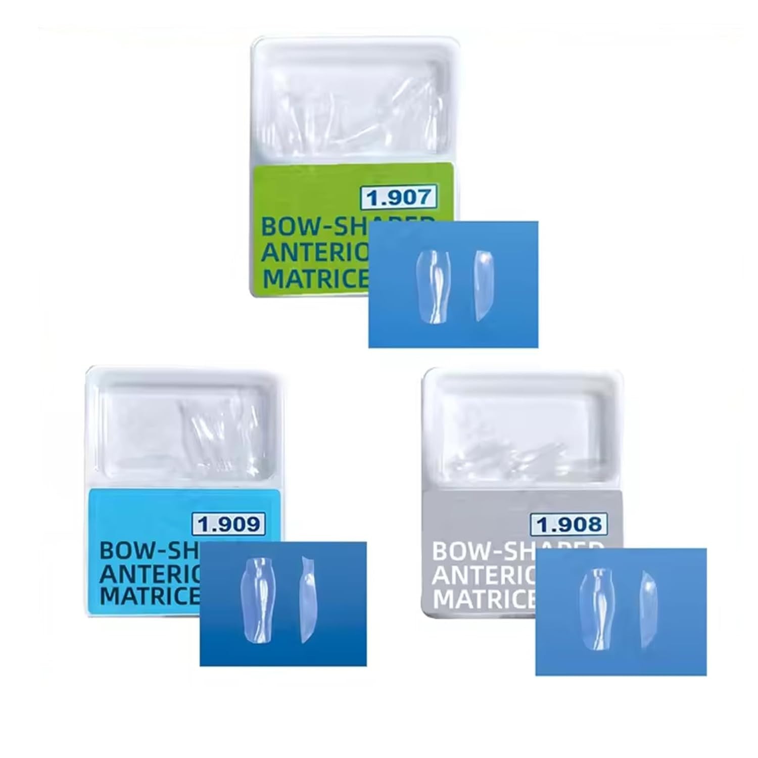 Dental Clear Matrix Anterior Matrices Bow BT Fits Bioclear L/M/S Matrice TOR VM