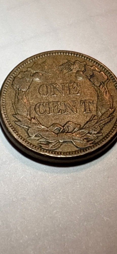 1858 Flying Eagle Cent Penny VF