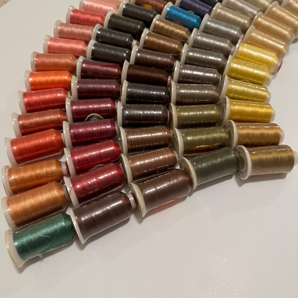 86 Spools Multi Colors Polyester Embroidery Machine Thread