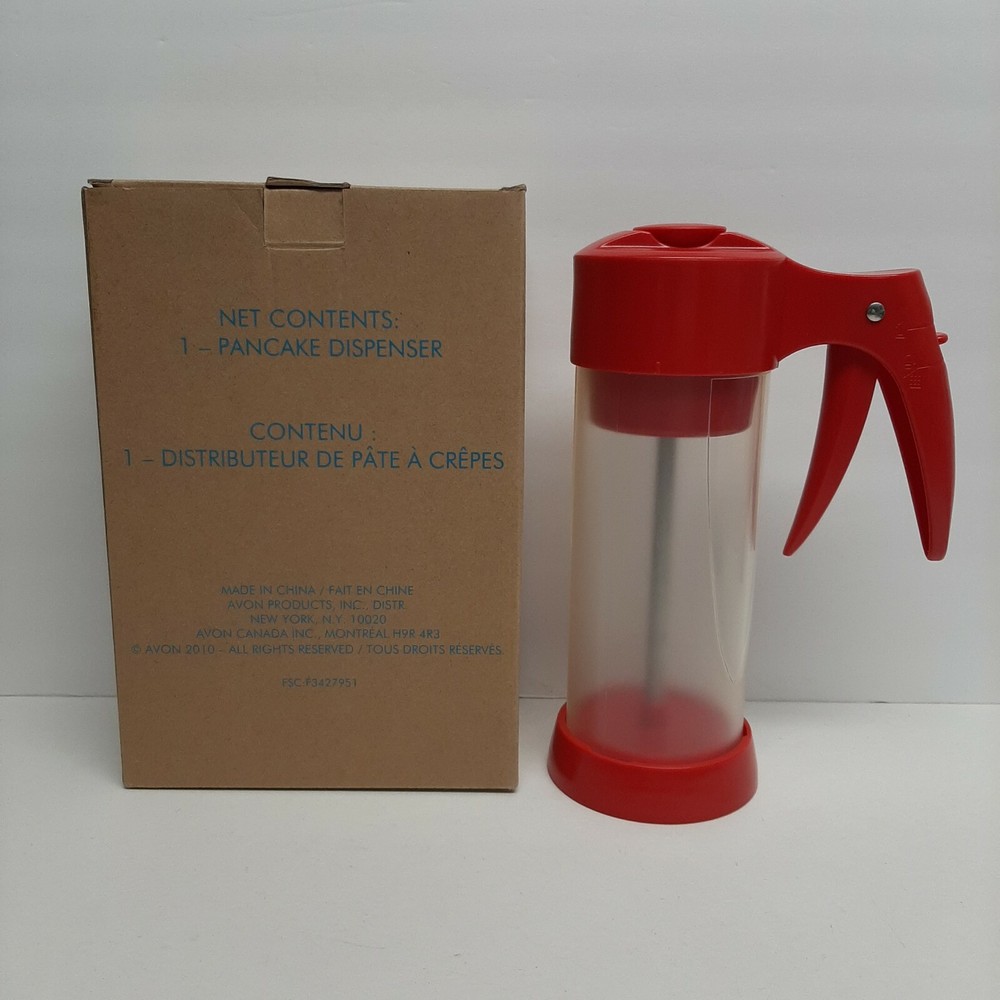 Red Pancake Dispenser By Avon 2010