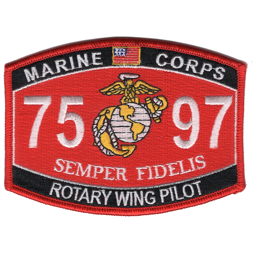 7597 Rotary Wing Pilot MOS Patch