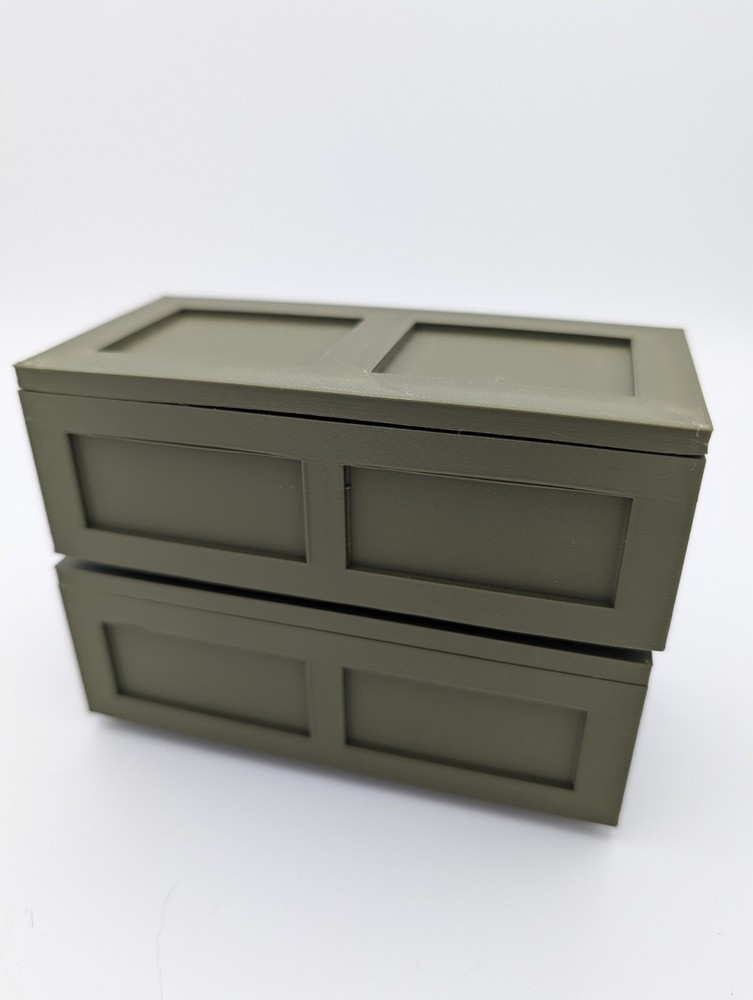 3D Printed Ammo Boxes / Footlocker style - 380 - 36 Rounds - stackable