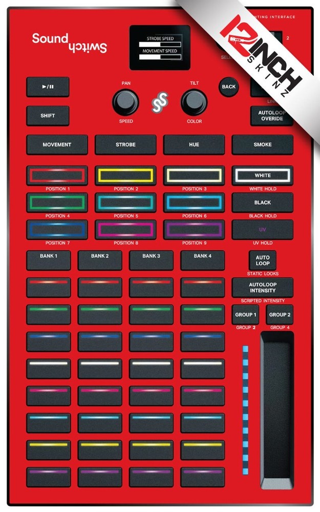 SoundSwitch Control One Skin - red