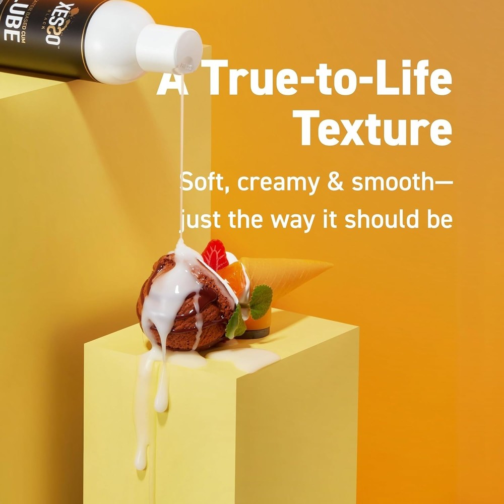 Thick White Water-Based Lubricant 4 fl oz: Hypoallergenic & Discreet Packaging