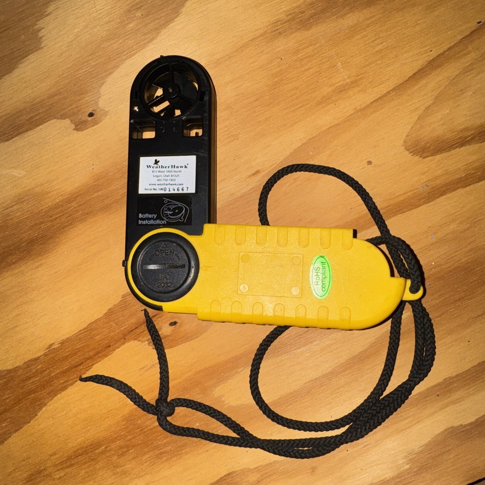 Speedtech Skymate SM-18 Hand Held Thermo Windmeter read description