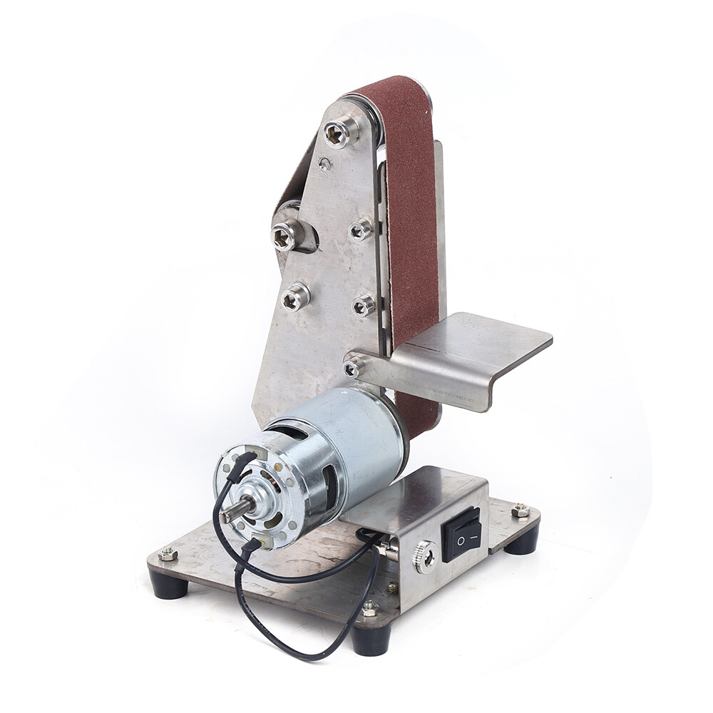 Electric Mini Belt Sander Knife Sharpener with Adjustable Speed & Angle