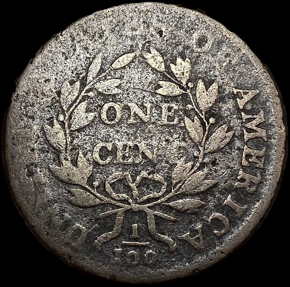 1800 draped bust large cent