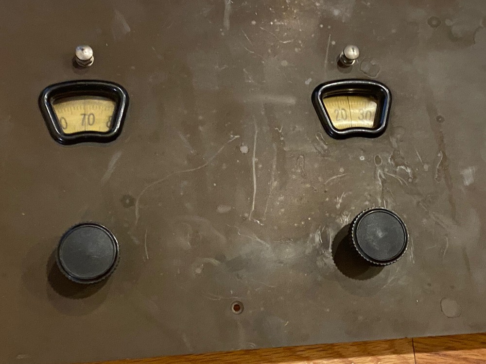 VINTAGE UNKNOWN CONTROL PANEL - RADIO? MODEL TRAIN? MAR-CO ILLUMINATED CONTROL