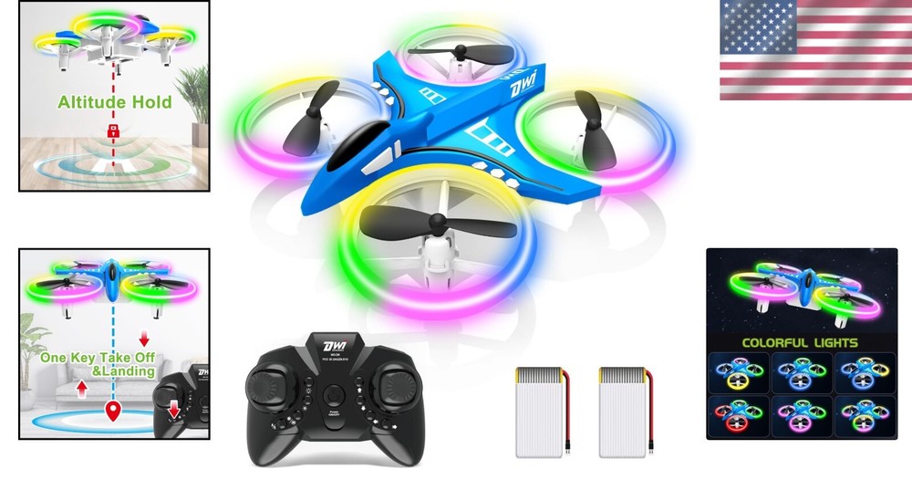 Mini Drone with LED Lights