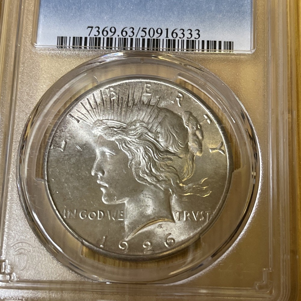 1926-S PCGS MS63 Peace Silver Dollar