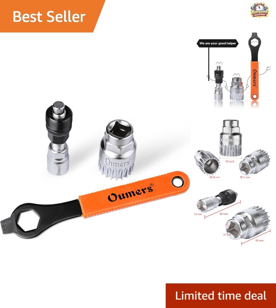 Lightweight Bike Crank Puller & Bottom Bracket Remover - Essential Cycling Tool