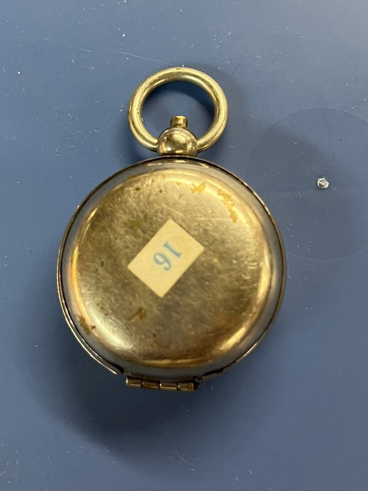 Compass - Small Brass Terrestrial English pocket compass