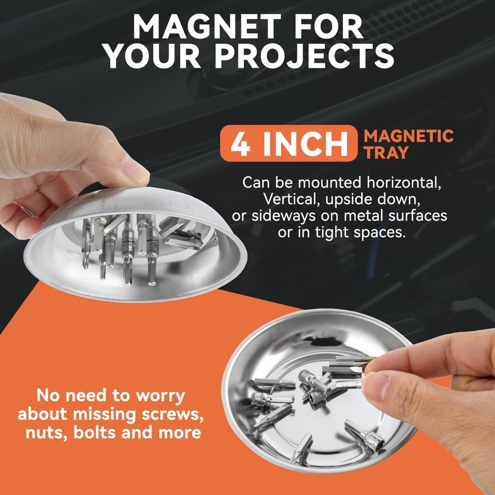 Telescoping Magnetic Pickup Tool with 50lb Pull Force, Magnet Stick Extendabl...