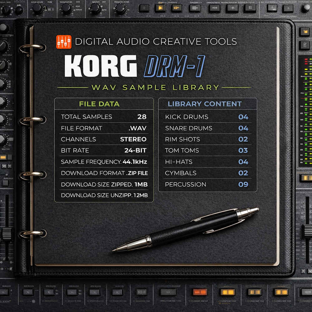 Korg DRM-1 Drum Module Sample Library