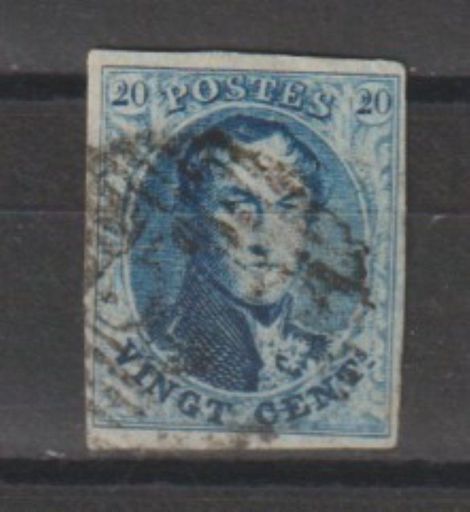 Belgium - 1851 - COB 7 - SCOTT 7 - Two "L's" Without frame. - NICE - Used -