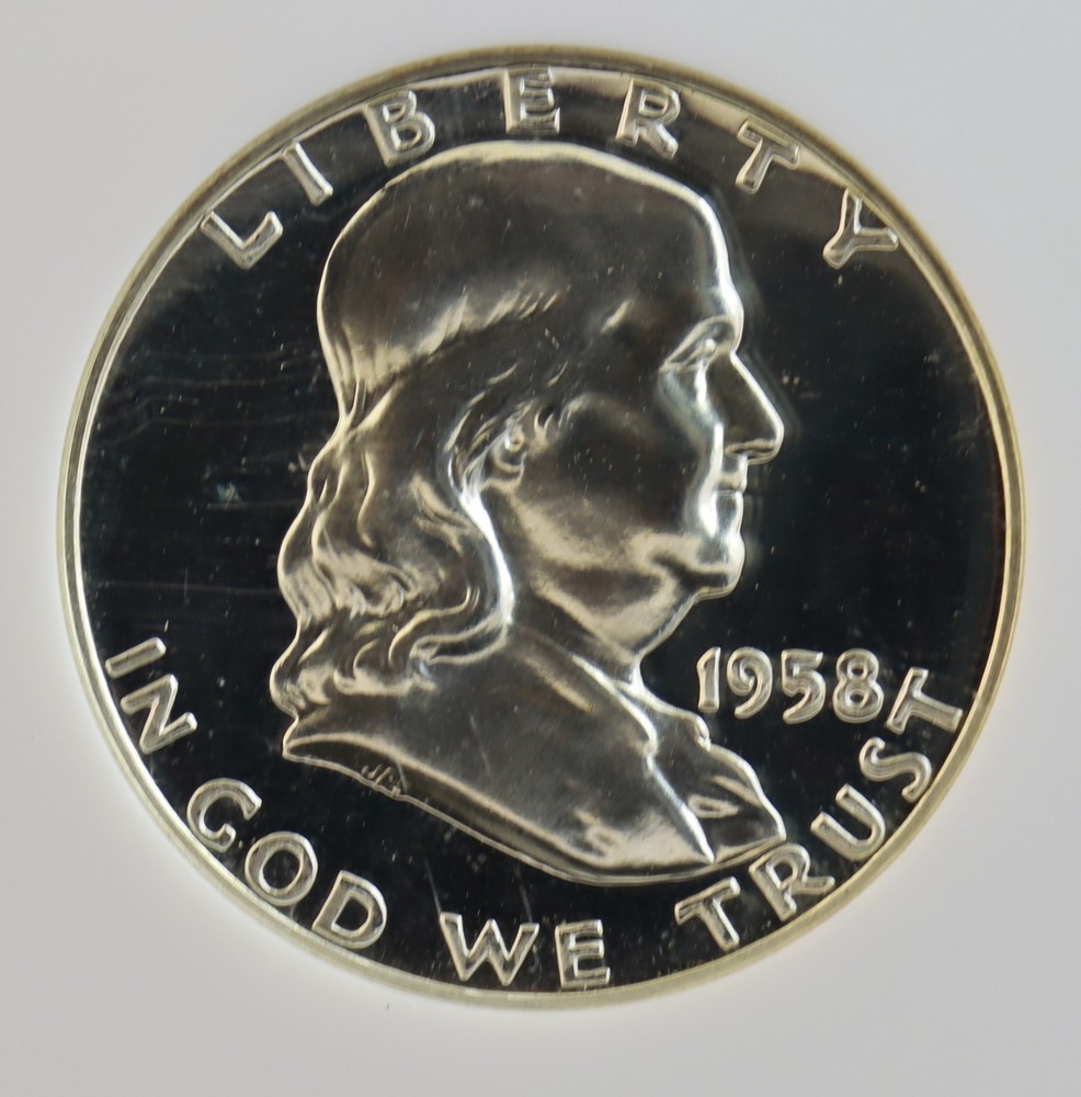 1958 Franklin Half Dollar NGC PF68
