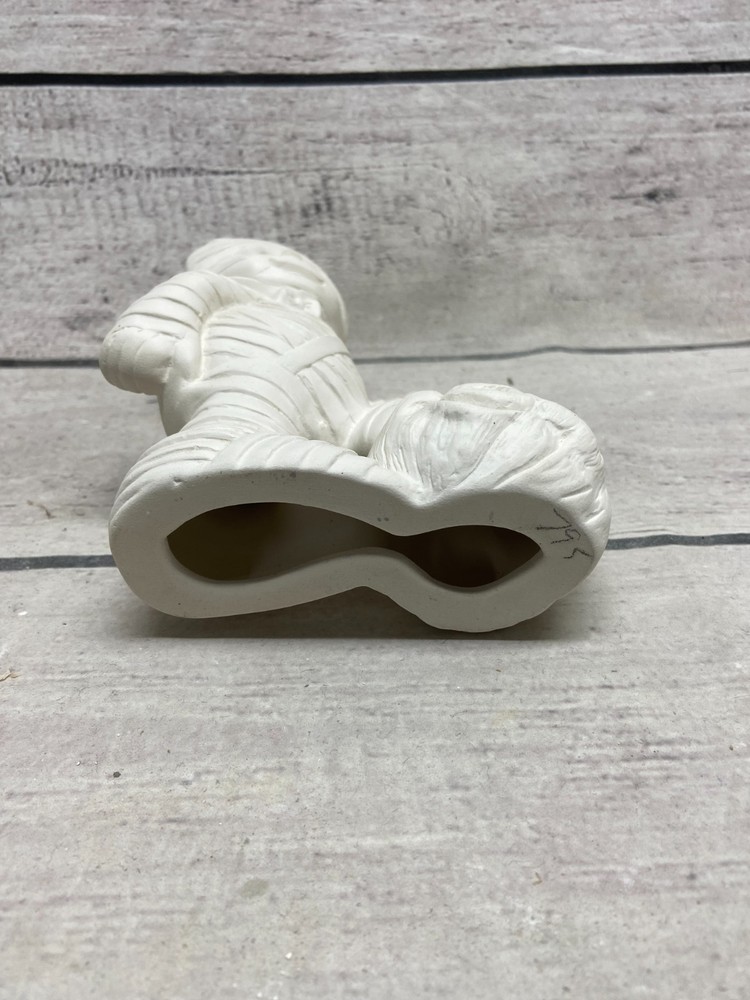 Halloween Mummy Ceramic Bisque Paint Ghost