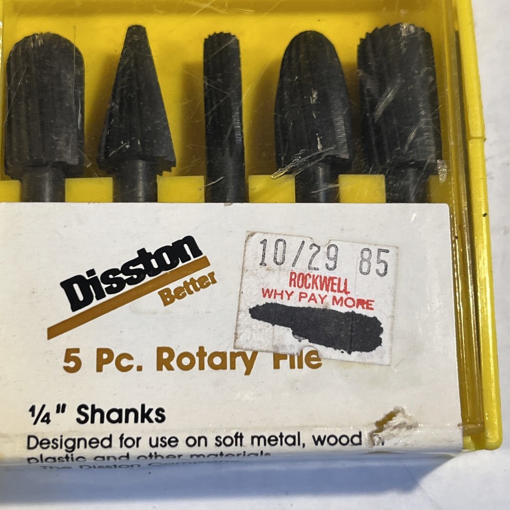 Disston 5pc. Rotary File Set