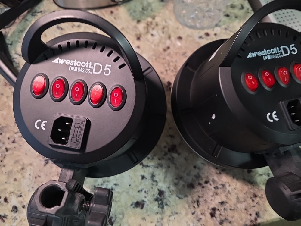 Westcott D5 5-Socket Light Head (2 Pack)