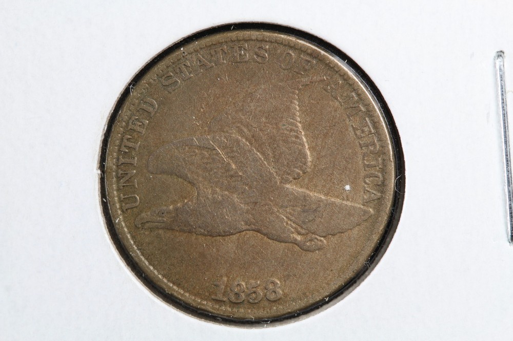 1858 Flying Eagle Cent Large Letter 4V4U