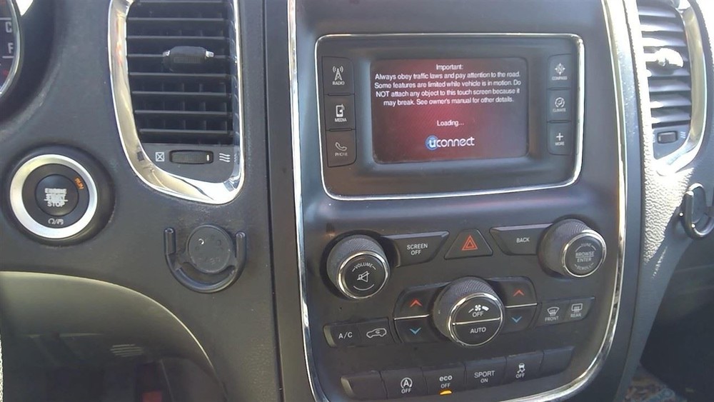 Temperature Control Temperature Front Control Fits 16-17 DURANGO 834366