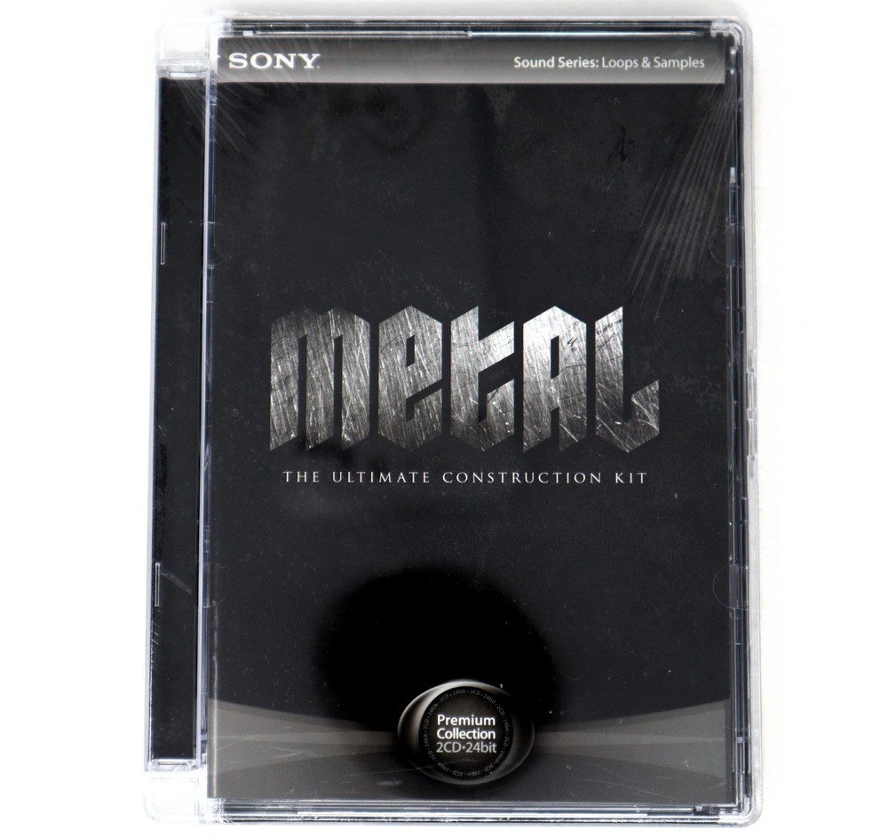 Sony Sound Series Metal Construction Kit Loops Sample Library/Sampling 2 CD