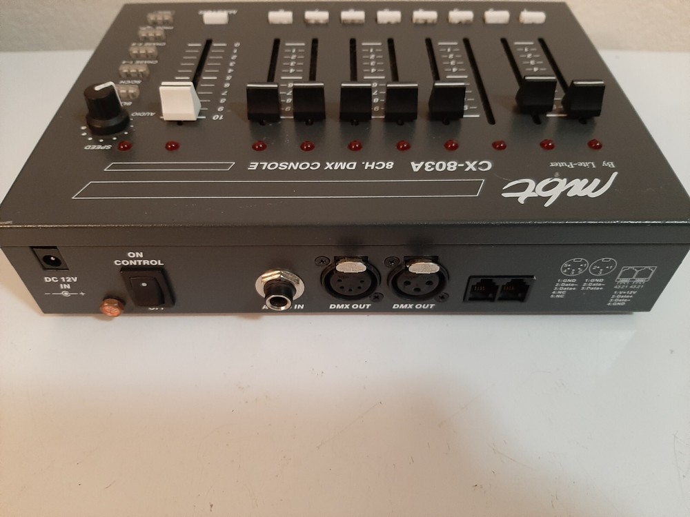MBT Lite Puter CX-803A Dimming Console 8-CHANNEL Working