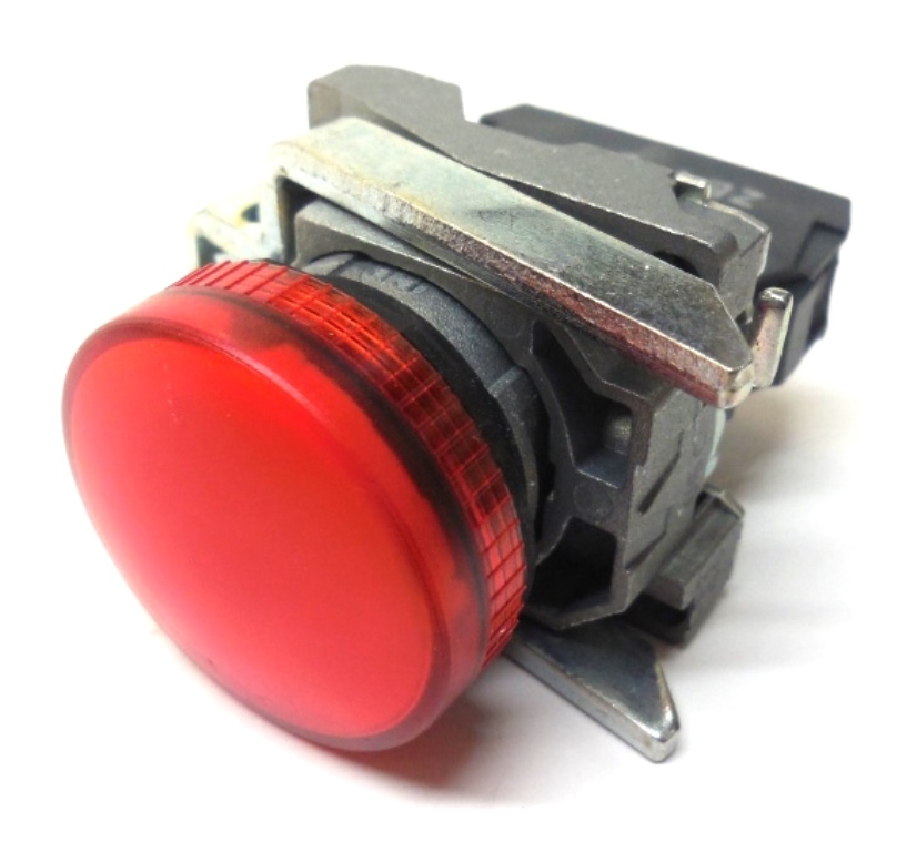 SCHNEIDER ELECTRIC PILOT RED INDICATOR LIGHT ZBV-6, LIGHT MODULE, ROUND, 2.4W