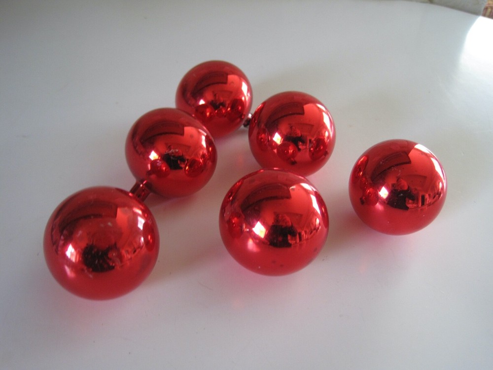 Poland Red Ornament Set 6