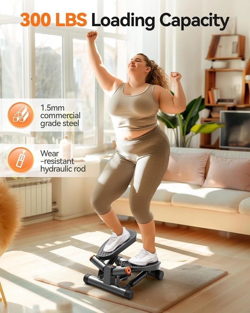 Upgraded Twist Stepper with Swing Function